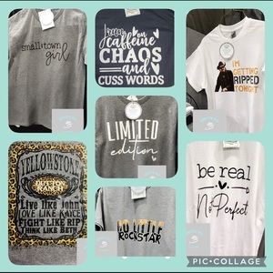 Custom made t-shirts. (Limited availability)